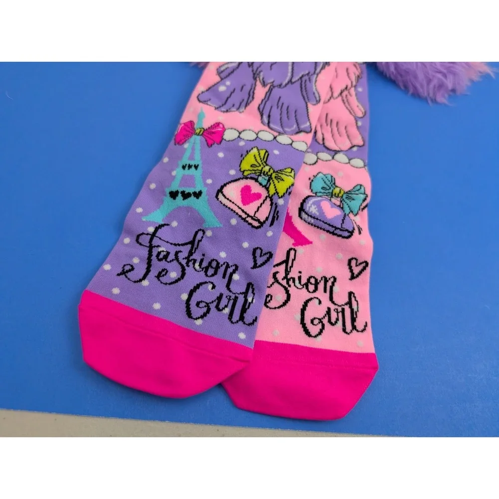 MadMia Coco in Paris 3D Socks Kids Adult Age 6-99 Multicolor MM172 Tall